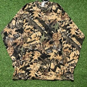 Vintage 90s perfect Camo Long Sleeve Men's Shirt